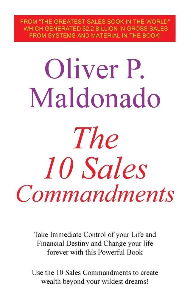 The 10 Sales Commandments
