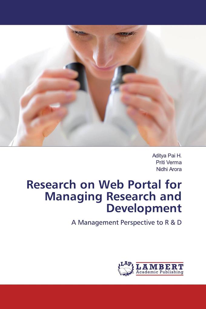 Research on Web Portal for Managing Research and Development