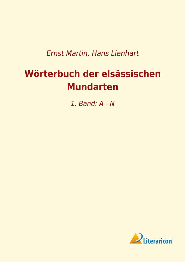 Wörterbuch der elsässischen Mundarten