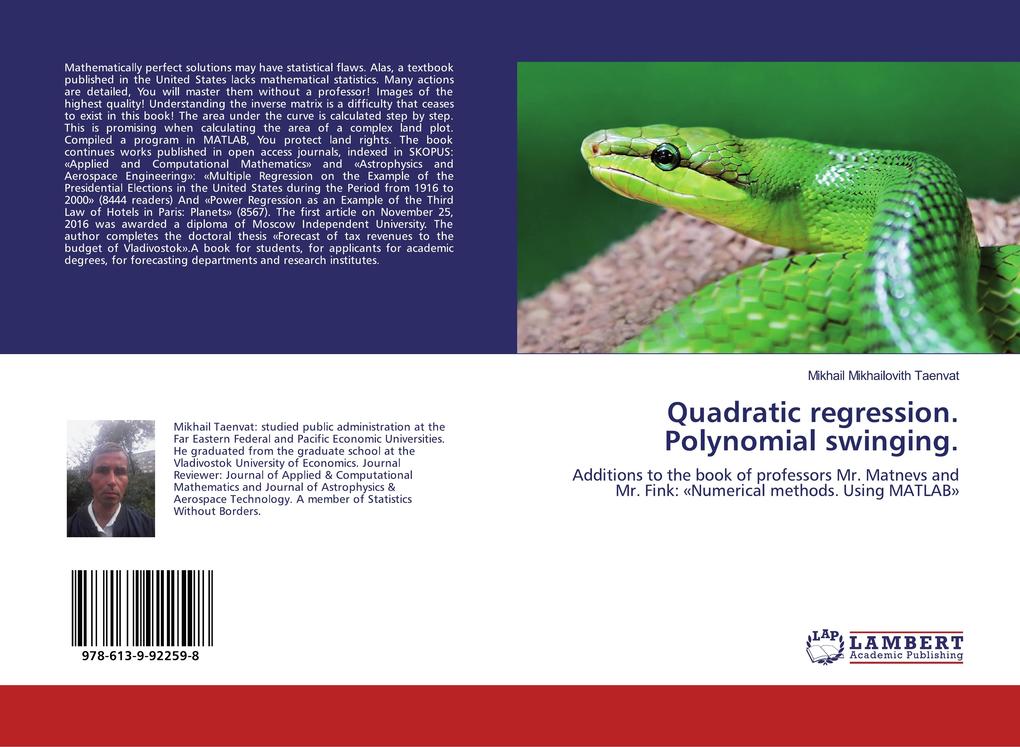 Quadratic regression. Polynomial swinging.