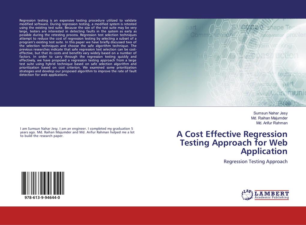 A Cost Effective Regression Testing Approach for Web Application