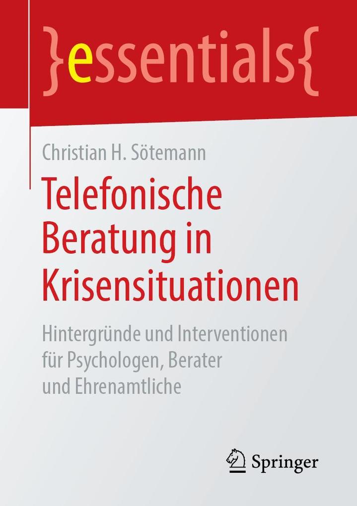 Springer Telefonische Beratung In Krisensituationen