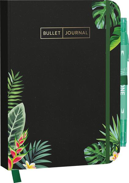 Bullet Journal 'Aloha' 05 mit original Tombow TwinTone Dual-Tip Marker 86 mint green