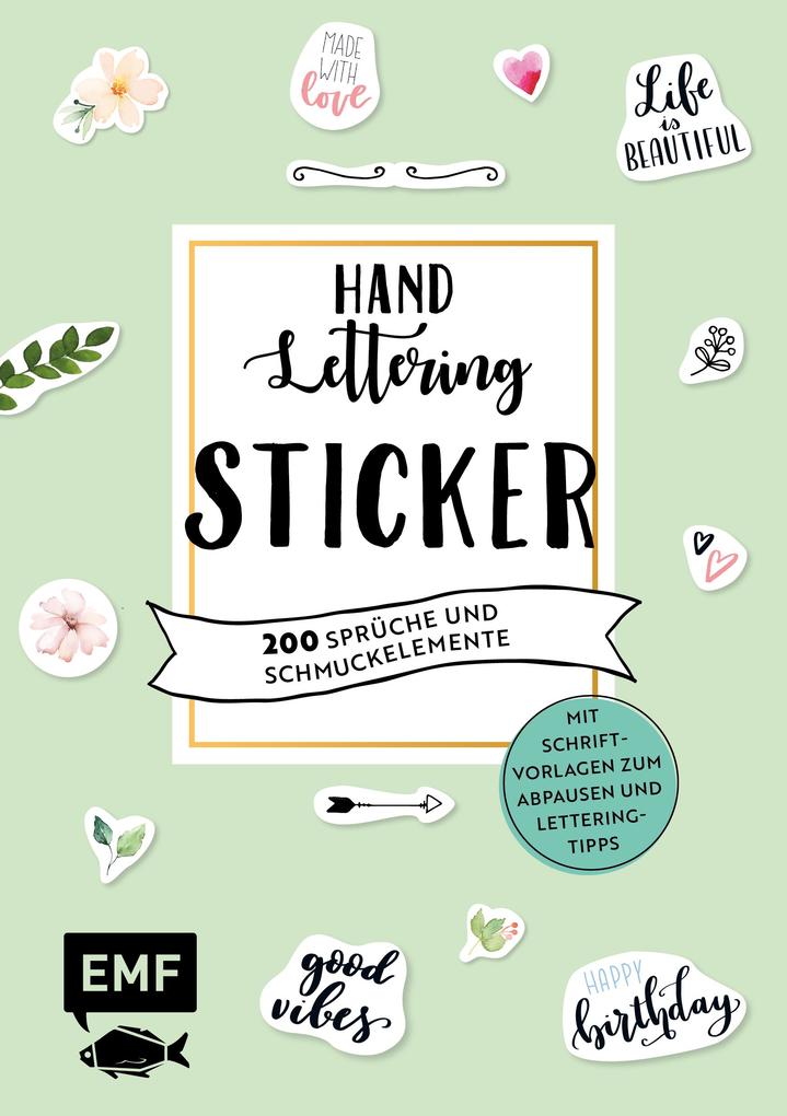 Image of Handlettering-Sticker - 200 Sprüche und Schmuckelemente