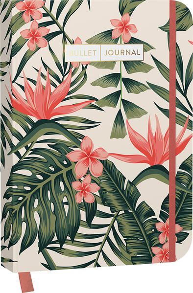 Bullet Journal 'Coral Botanics' 05
