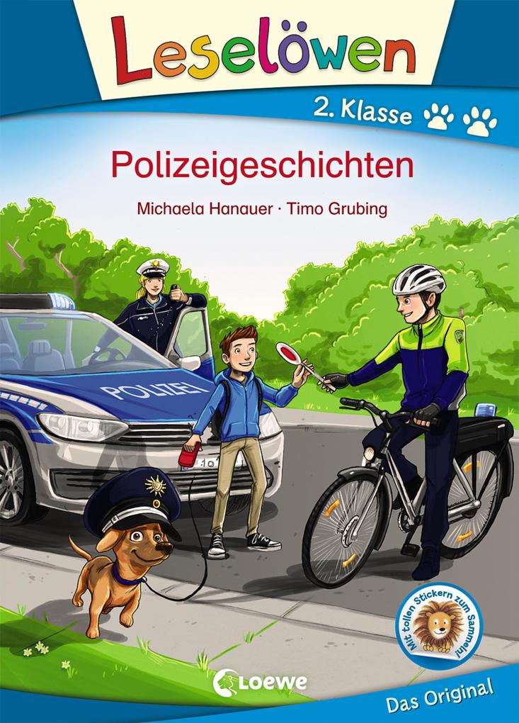 Image of Leselöwen - Polizeigeschichten - Michaela Hanauer, Gebunden