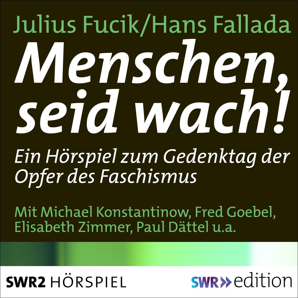 Menschen seid wach!