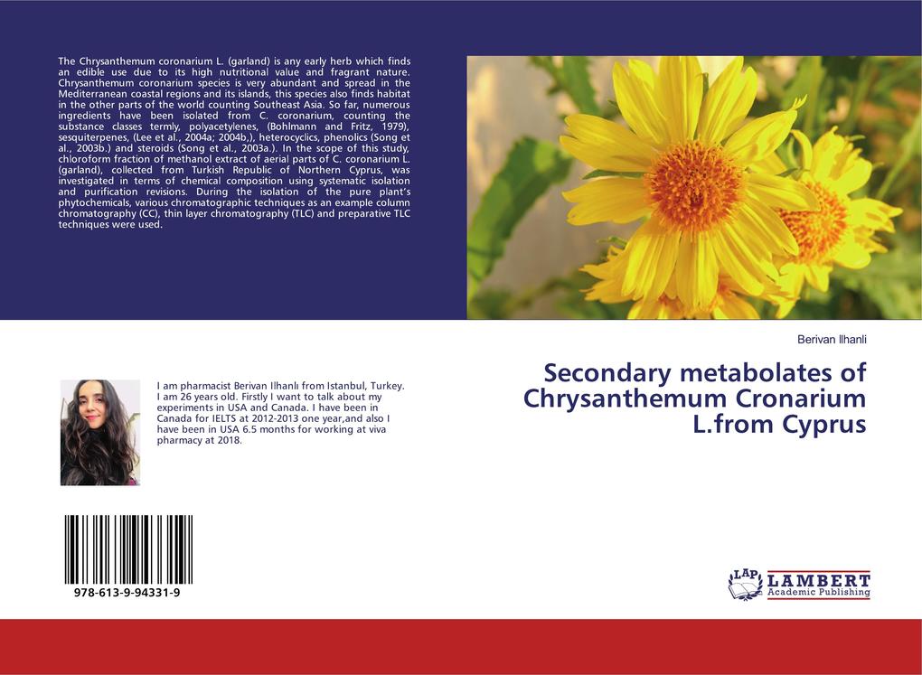 Secondary metabolates of Chrysanthemum Cronarium L.from Cyprus
