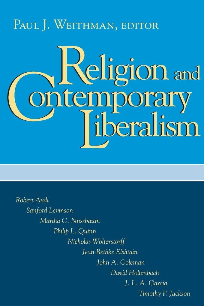 Religion and Contemporary Liberalism