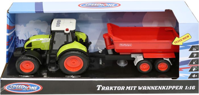 Traktor im XL Format mit Licht und Sound und Friktionsantrieb 
