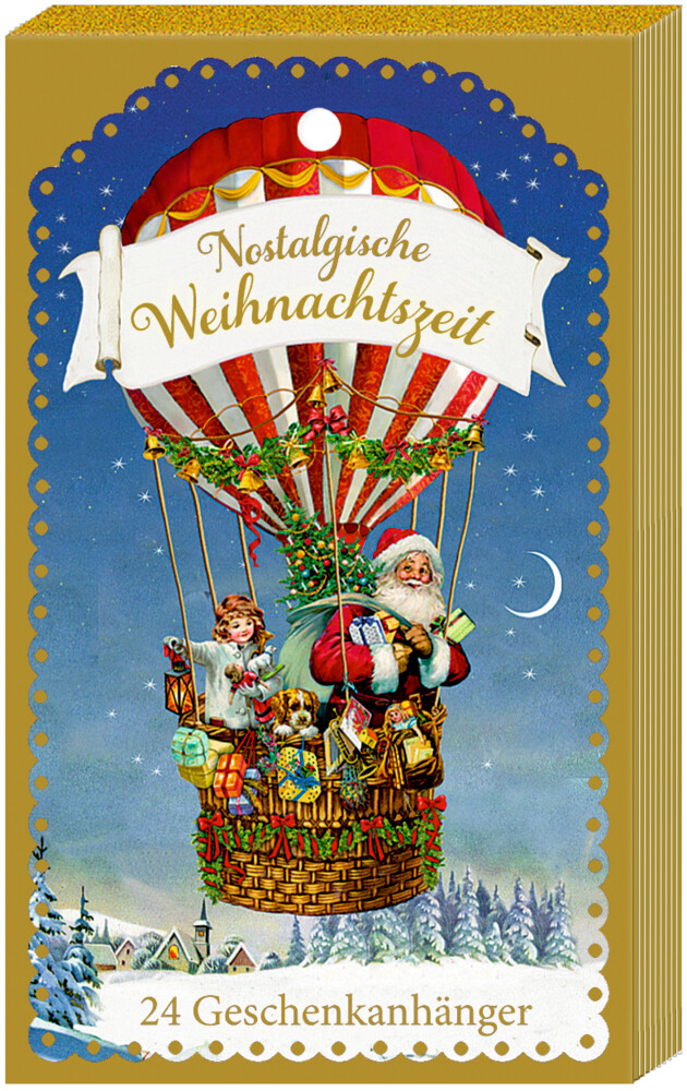 Image of Coppenrath Verlag - Nostalgische Weihnachtszeit - 24 Geschenkanh. Adv. Behr