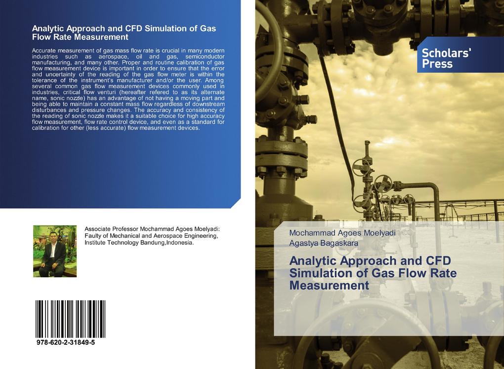 Analytic Approach and CFD Simulation of Gas Flow Rate Measurement