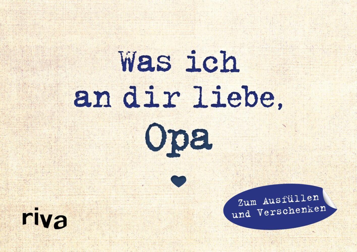 Was ich an dir liebe Opa - Miniversion