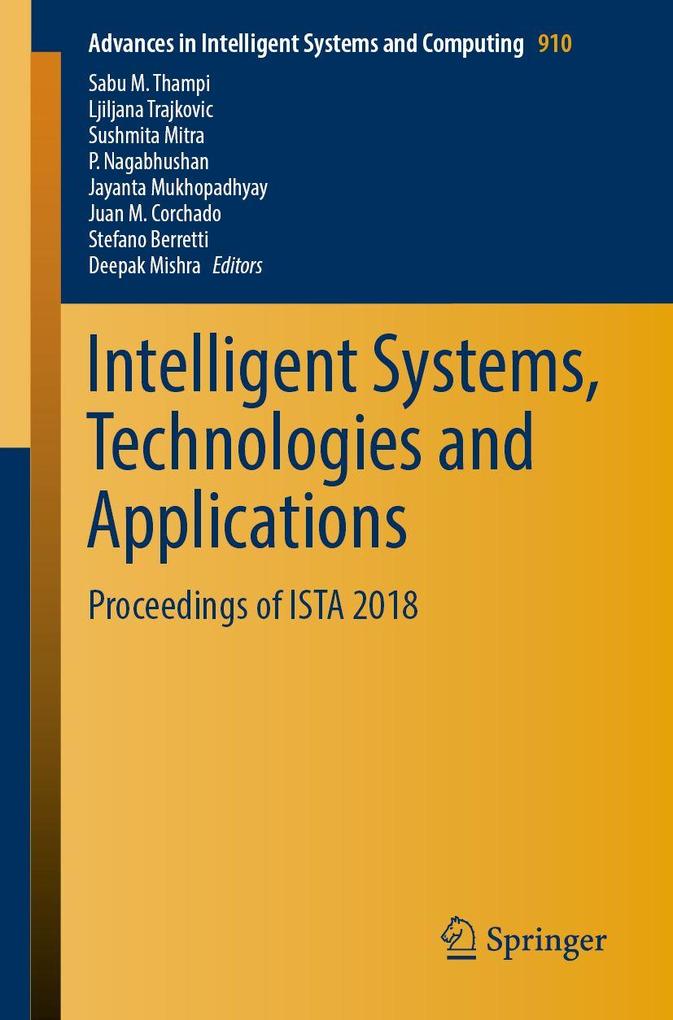 Intelligent Systems Technologies and Applications