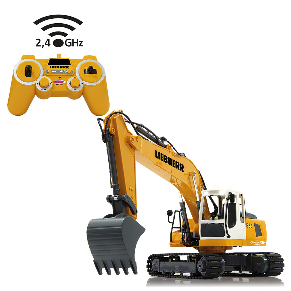 Jamara - Baufahrzeug Bagger Liebherr R 936 24 GHz