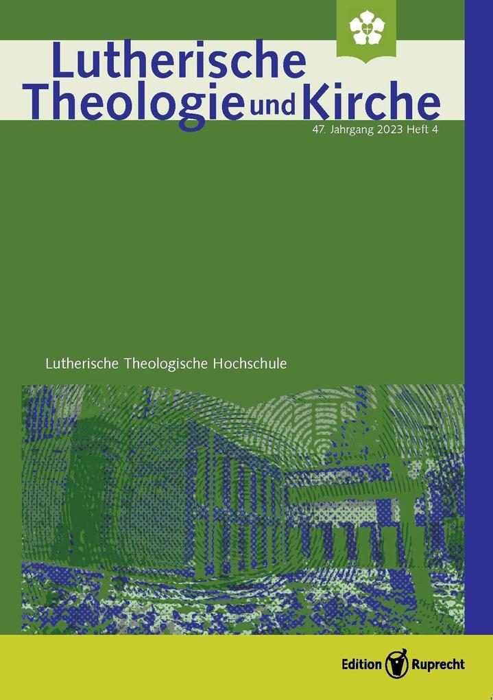 Lutherische Theologie und Kirche Heft 02/2018 - Einzelkapitel - »Baptizatus sum - wir sind getauft«