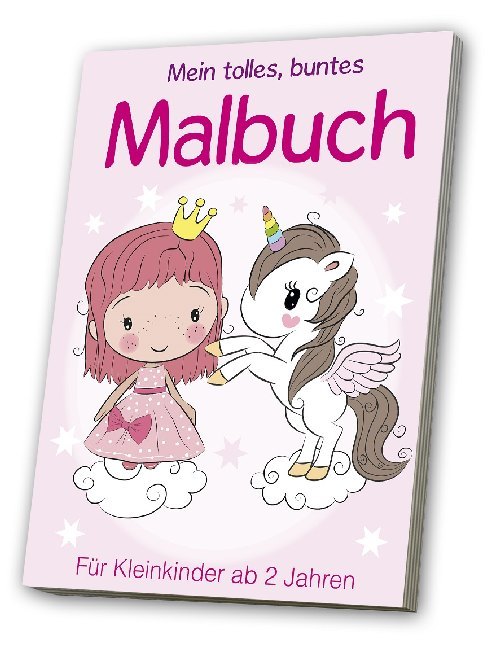 Image of Buch - Mein tolles, buntes Malbuch, rosa