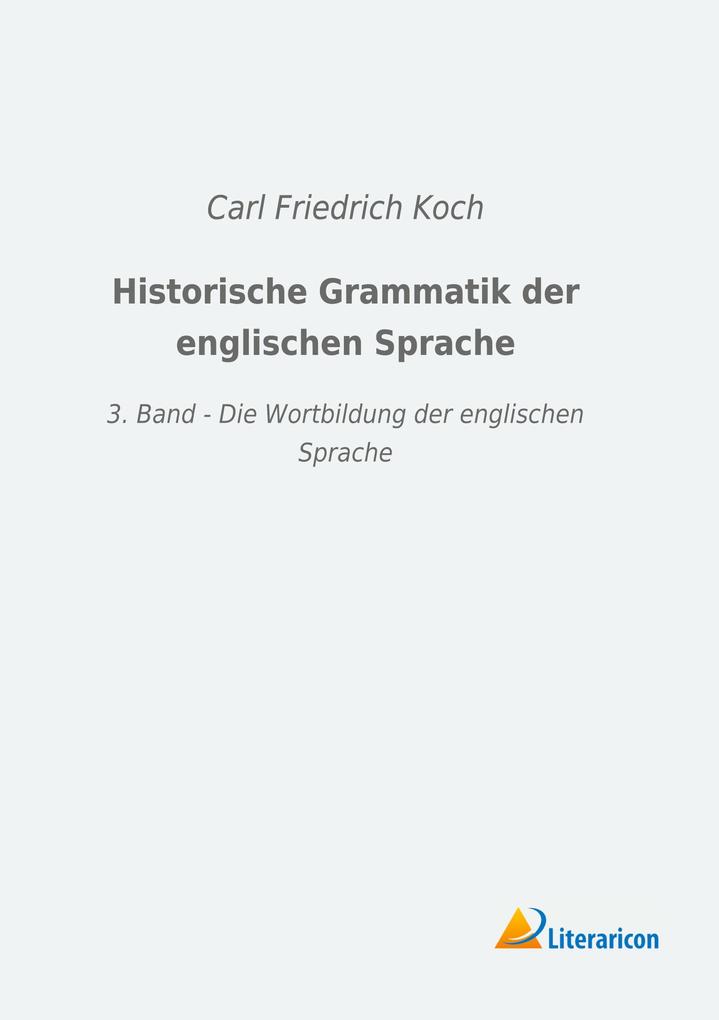 Historische Grammatik der englischen Sprache