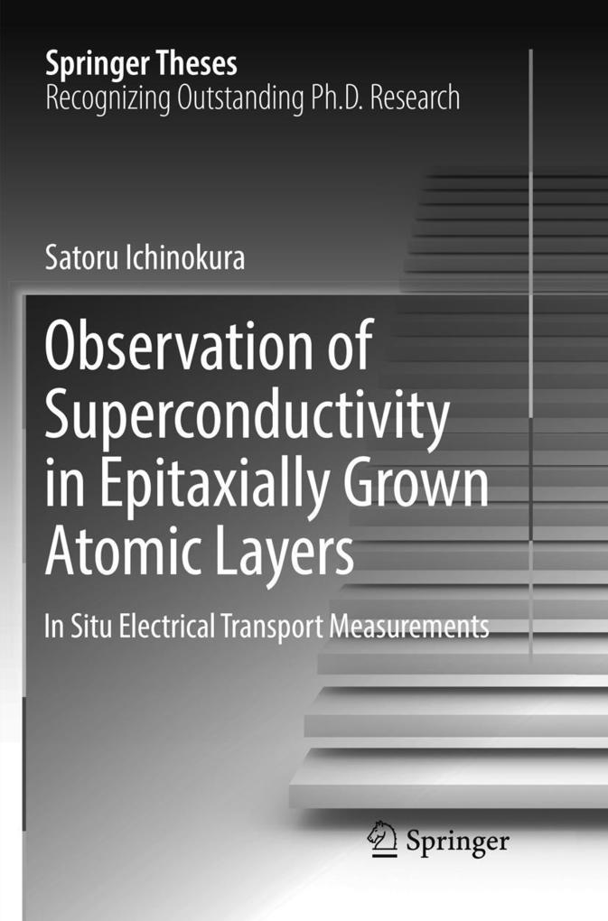 Observation of Superconductivity in Epitaxially Grown Atomic Layers