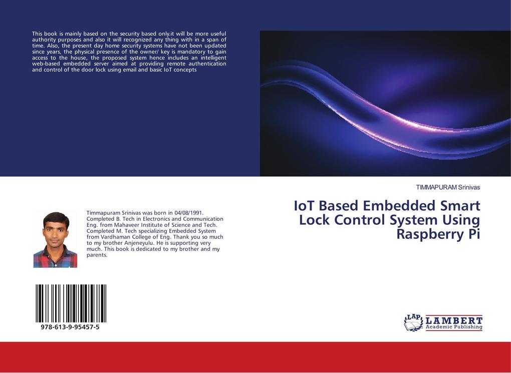 IoT Based Embedded Smart Lock Control System Using Raspberry Pi