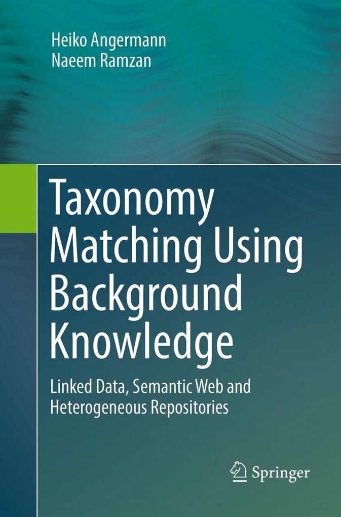 Taxonomy Matching Using Background Knowledge