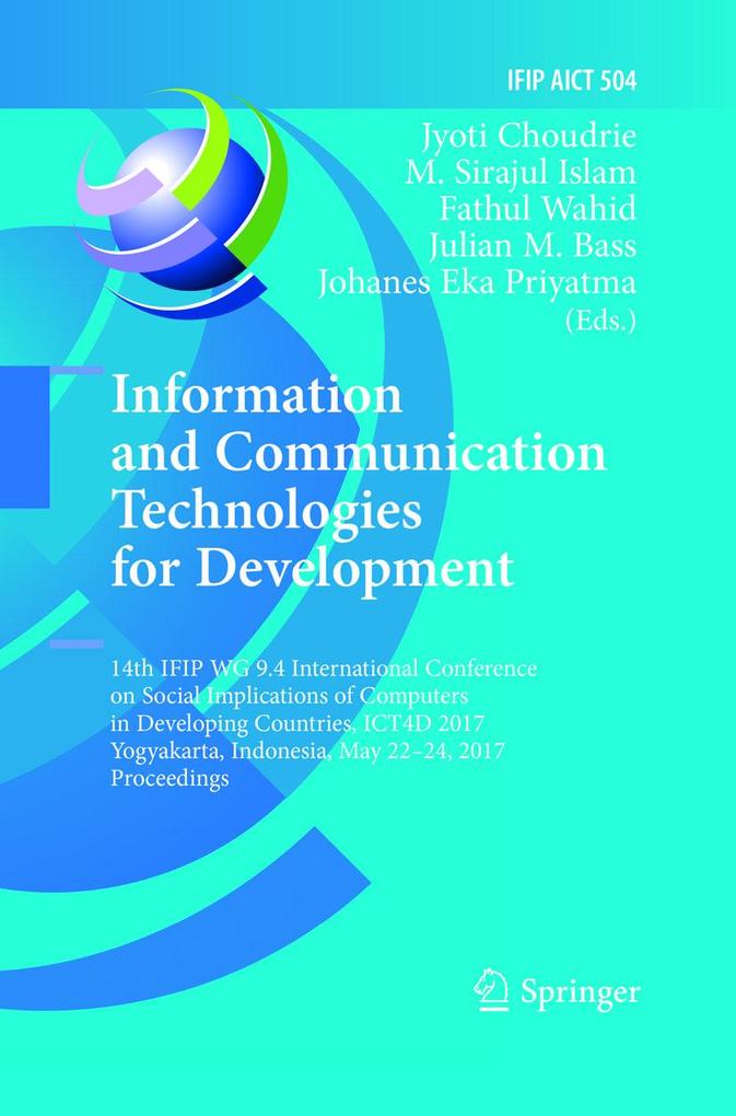 Information and Communication Technologies for Development