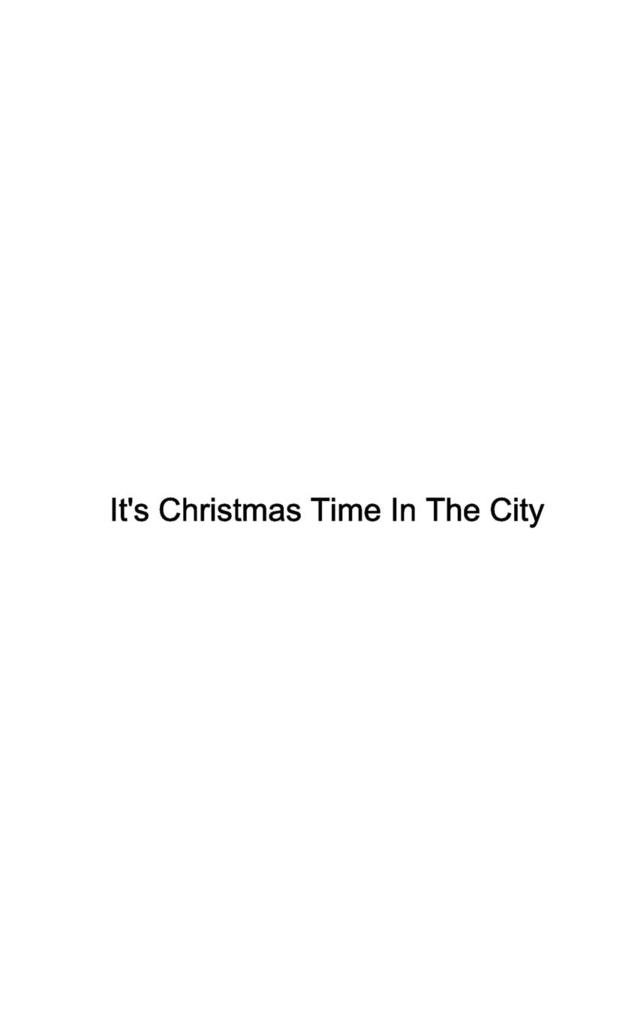 It‘s Christmas Time In The City