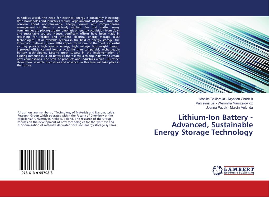 Lithium-Ion Battery - Advanced Sustainable Energy Storage Technology