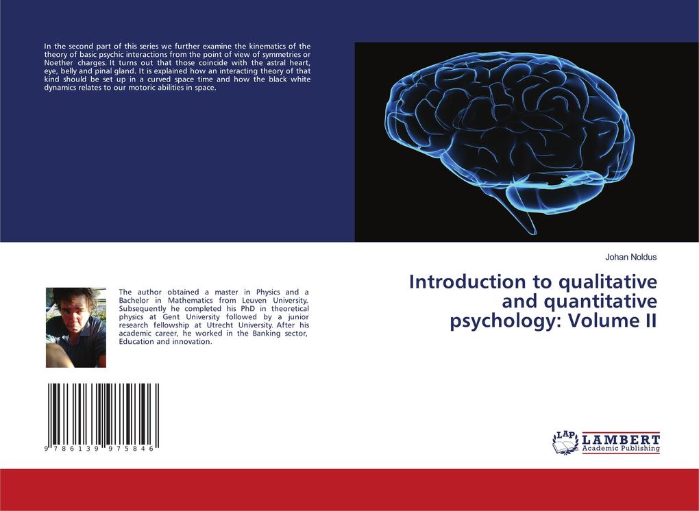 Introduction to qualitative and quantitative psychology: Volume II