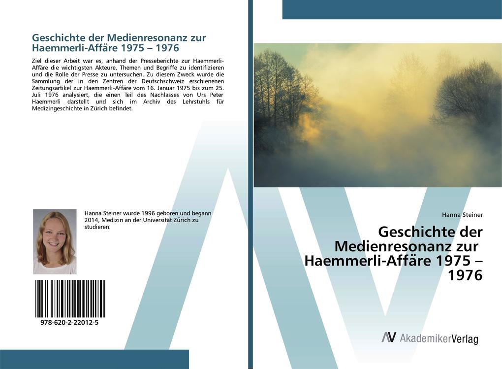 Geschichte der Medienresonanz zur Haemmerli-Affare 1975 - 1976