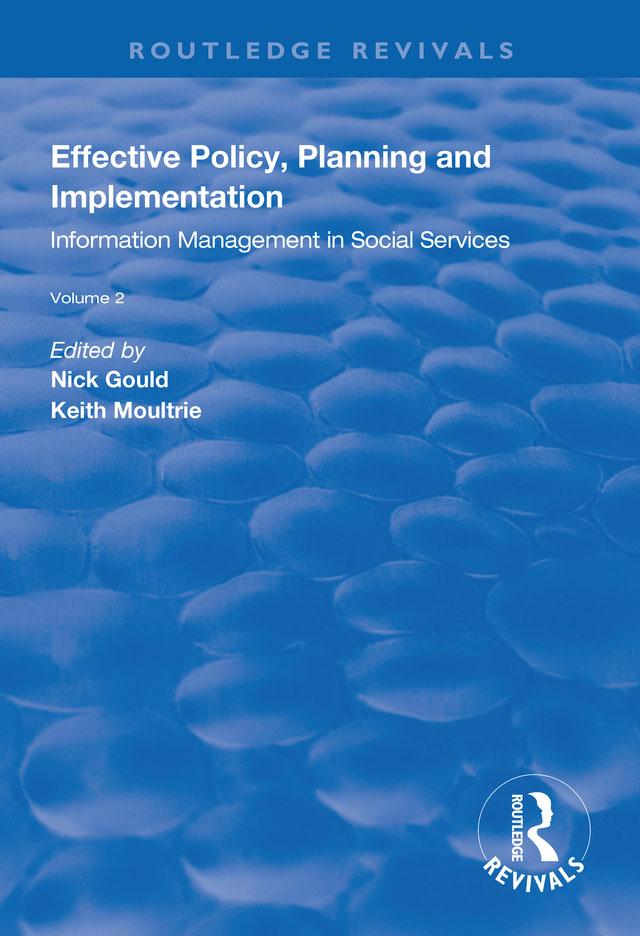 Effective Policy Planning and Implementation