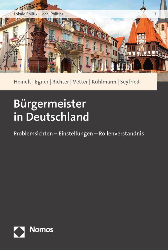 Bürgermeister in Deutschland - Hubert Heinelt/ Björn Egner/ Timo Alexander Richter/ Angelika Vetter/ Sabine Kuhlmann