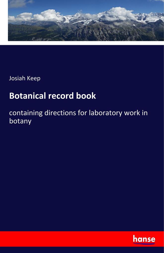 Image of Botanical record book