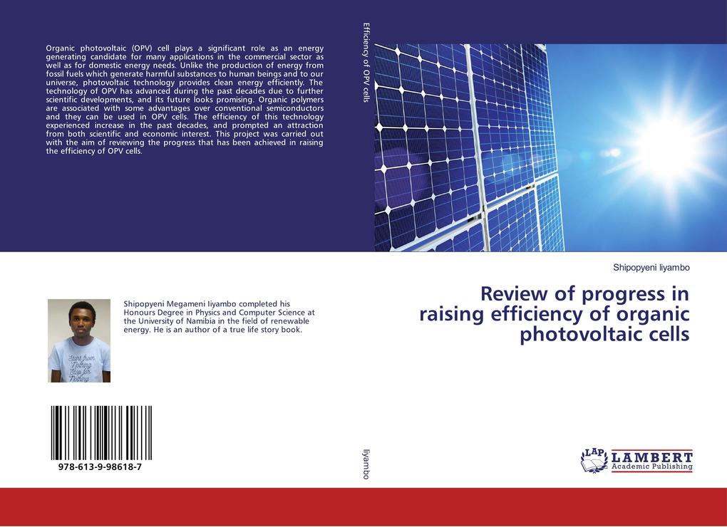 Review of progress in raising efficiency of organic photovoltaic cells