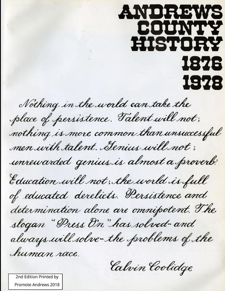 Andrews County History