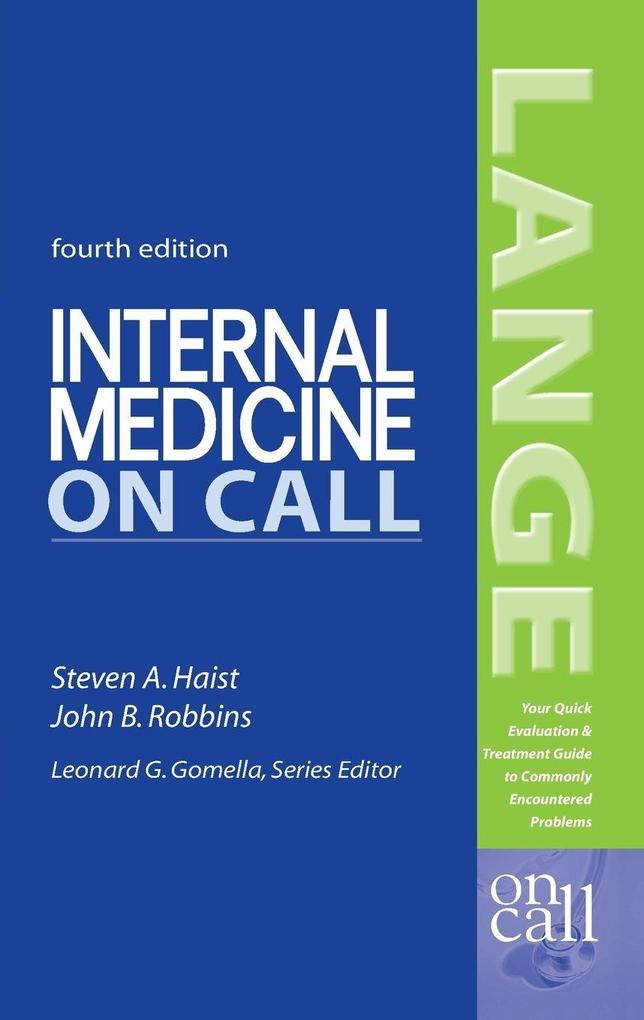 INTERNAL MED ON CALL 4E