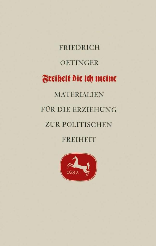 Freiheit die ich meine