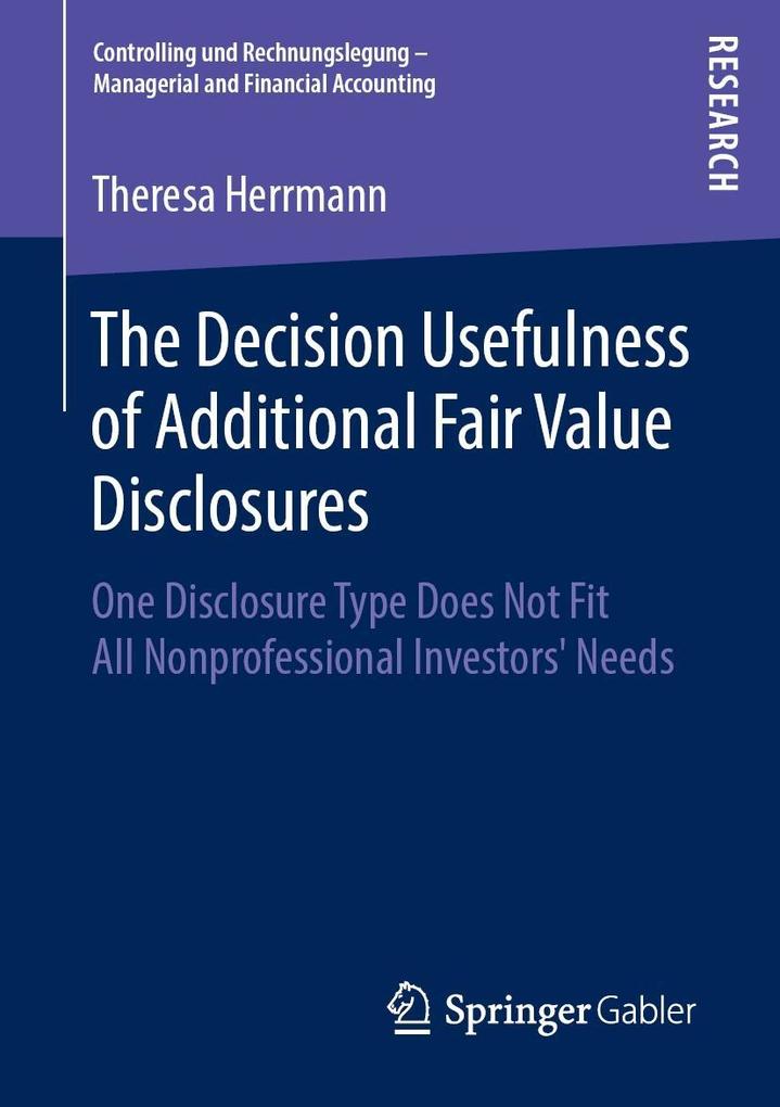 The Decision Usefulness of Additional Fair Value Disclosures