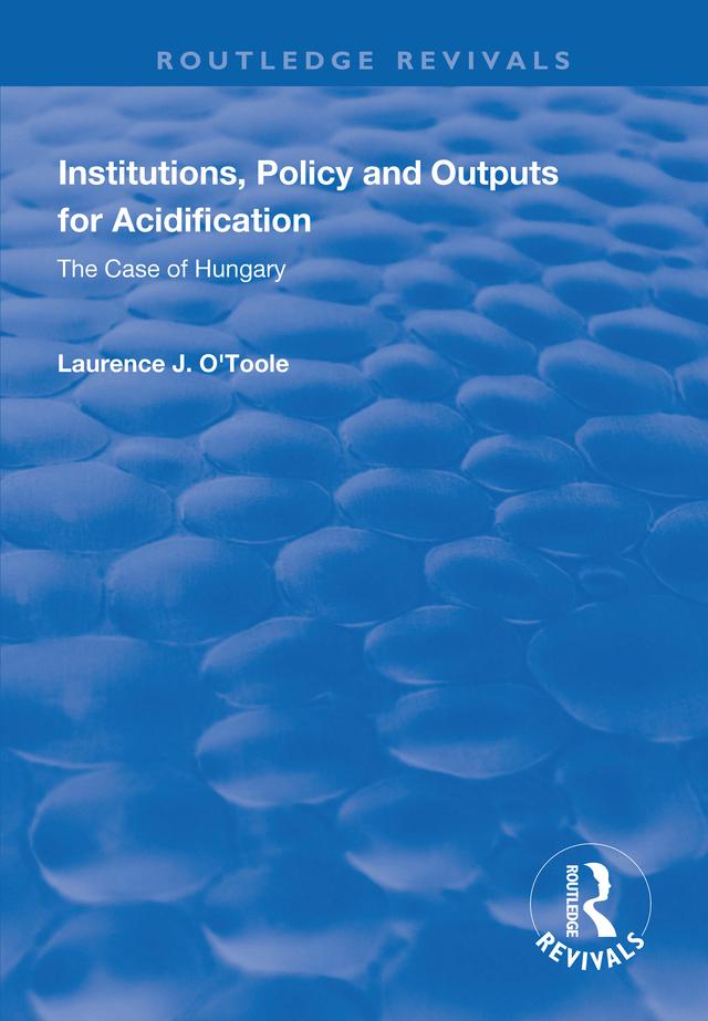 Institutions Policy and Outputs for Acidification