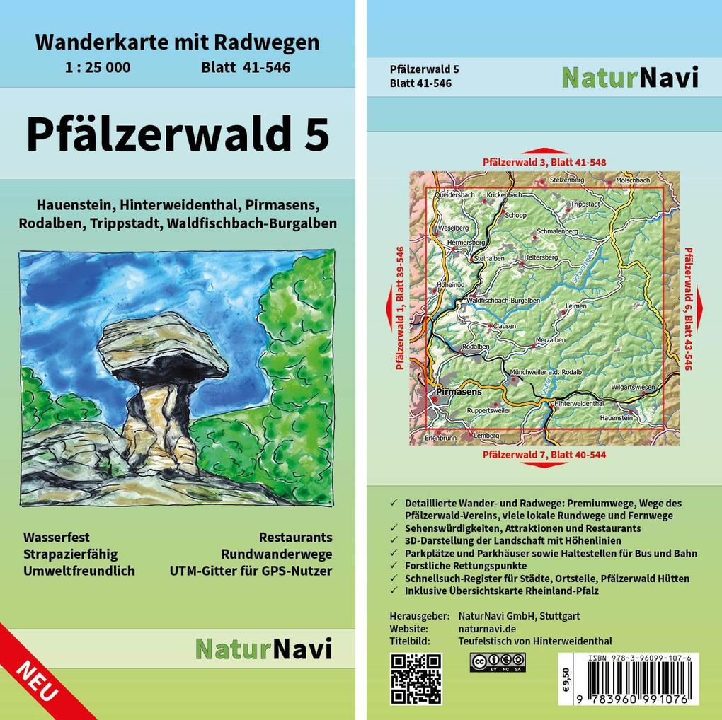 Pfälzerwald 5. Blatt 41-546 1 : 25 000