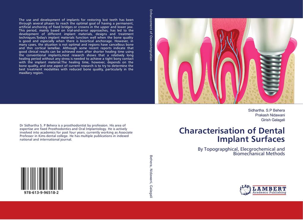 Characterisation of Dental Implant Surfaces