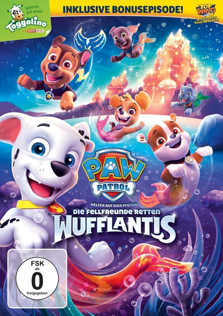 Paw Patrol - Die Fellfreunde retten Wufflantis