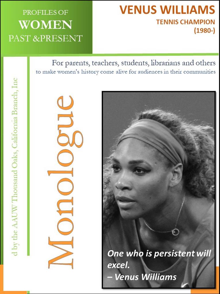 Profiles of Women Past & Present - Venus Williams Tennis Champion (1980-)