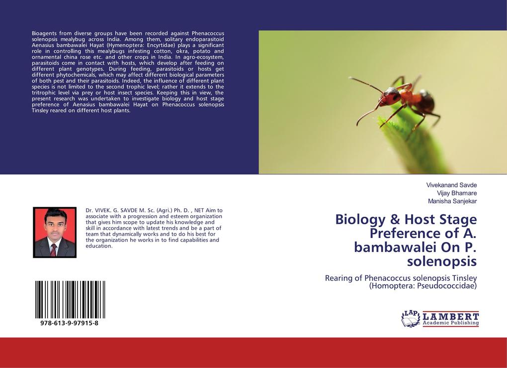 Biology & Host Stage Preference of A. bambawalei On P. solenopsis