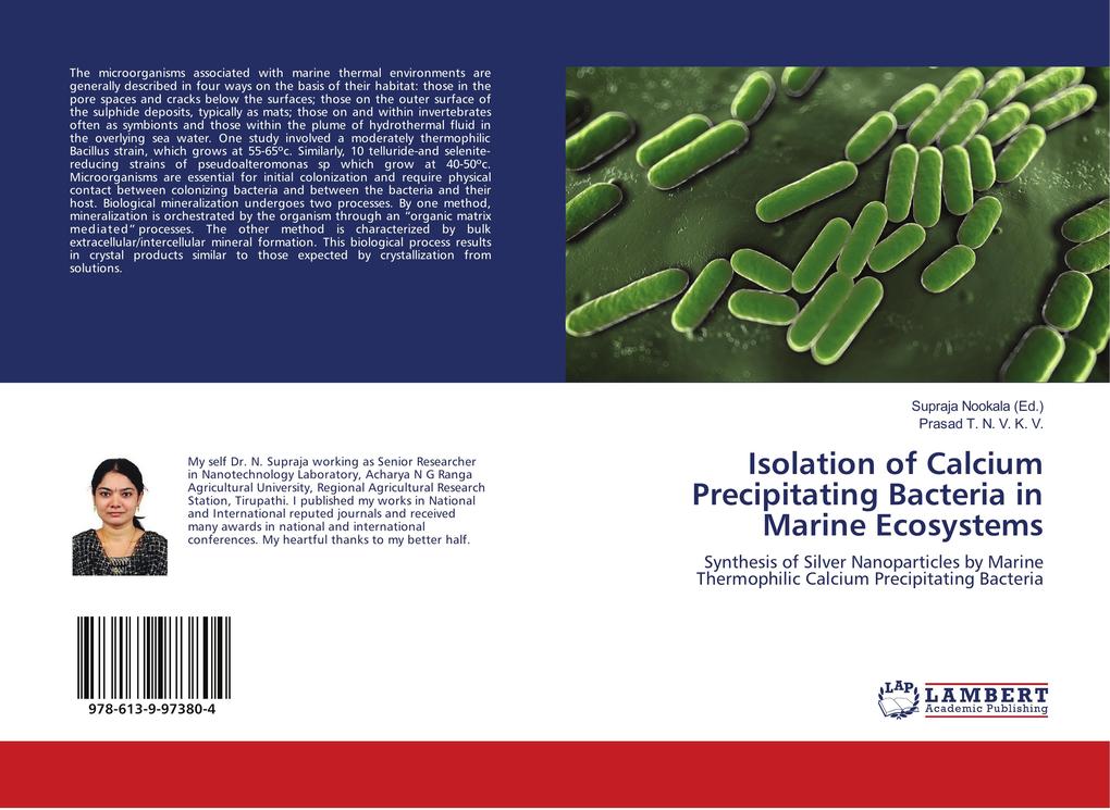 Isolation of Calcium Precipitating Bacteria in Marine Ecosystems