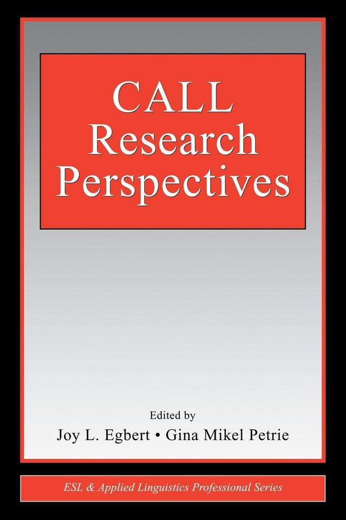 CALL Research Perspectives