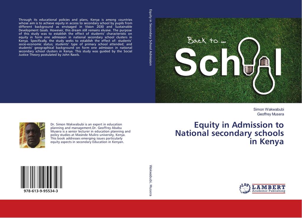 Equity in Admission to National secondary schools in Kenya