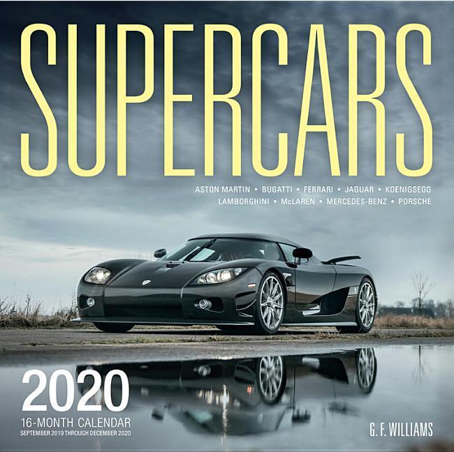 Supercars 2020 Kalender Editors Of Motorbooks