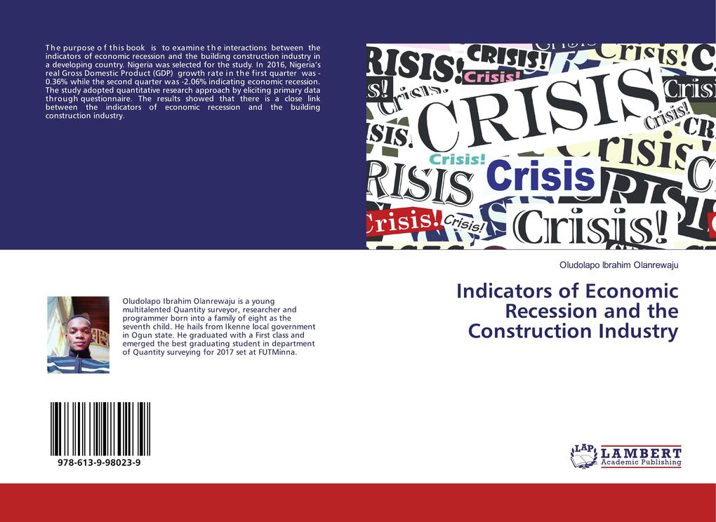 Indicators of Economic Recession and the Construction Industry