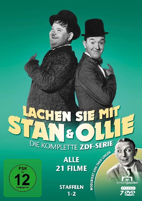 Lachen Sie mit Stan & Ollie - Die ZDF-Gesamtedition (Alle 21 Filme). 7 DVDs